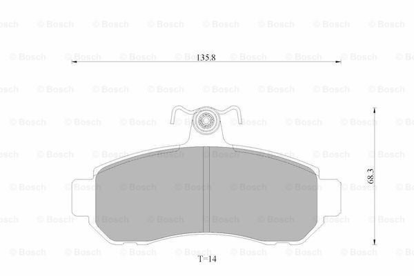 BOSCH 0 986 AB9 046 Brake...