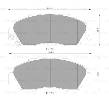 BOSCH 0 986 AB9 048 Brake...