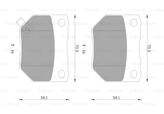 BOSCH 0 986 AB9 052 Brake...