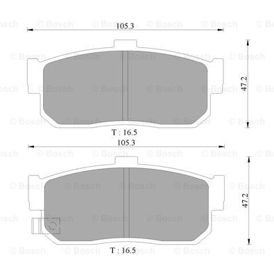 BOSCH 0 986 AB9 057 Brake...