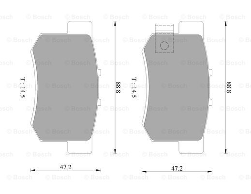 BOSCH 0 986 AB9 062 Brake...