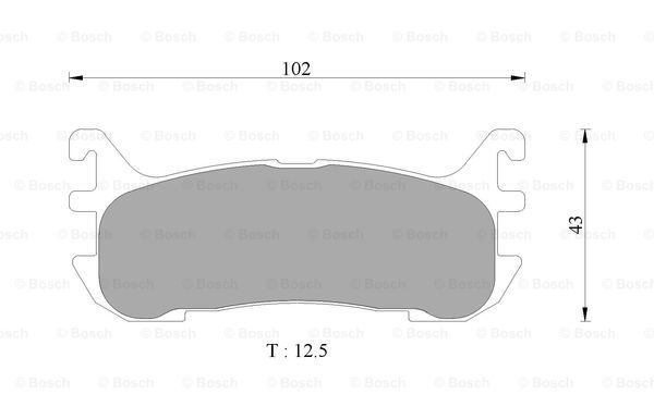 BOSCH 0 986 AB9 070 Brake...