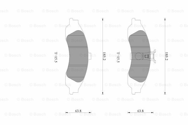 BOSCH 0 986 AB9 073 Brake...