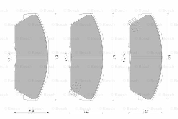 BOSCH 0 986 AB9 097 Brake...