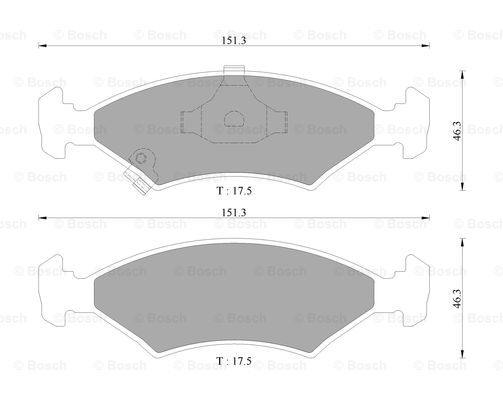 BOSCH 0 986 AB9 098 Brake...