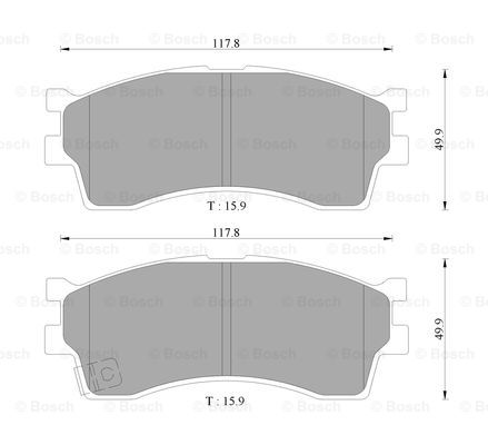 BOSCH 0 986 AB9 099 Brake...