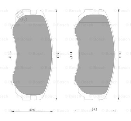 BOSCH 0 986 AB9 106 Brake...