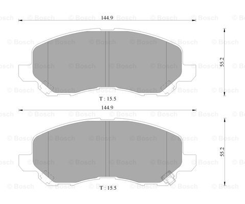 BOSCH 0 986 AB9 111 Brake...