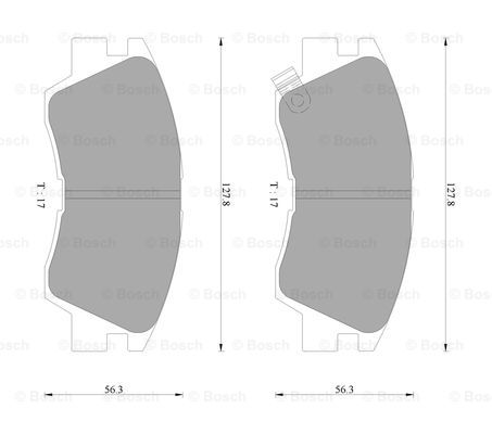 BOSCH 0 986 AB9 114 Brake...