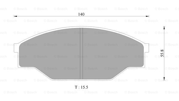 BOSCH 0 986 AB9 130 Brake...