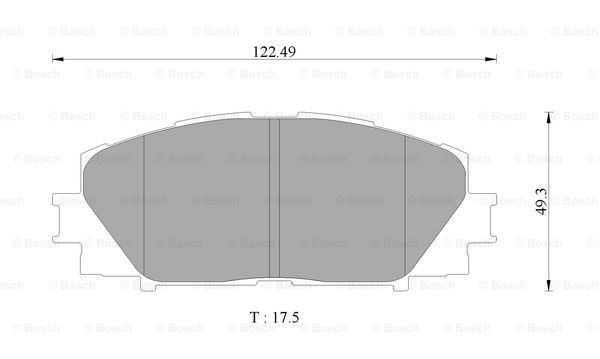 BOSCH 0 986 AB9 146 Brake...