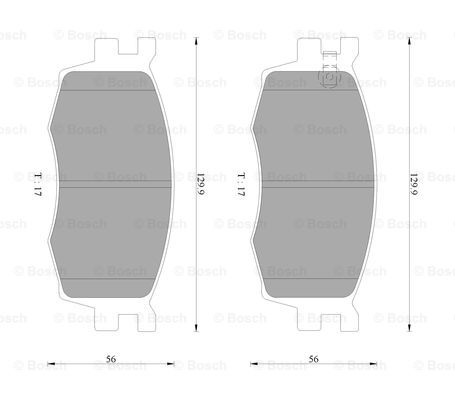 BOSCH 0 986 AB9 148 Brake...