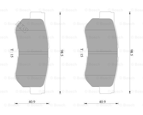 BOSCH 0 986 AB9 150 Brake...