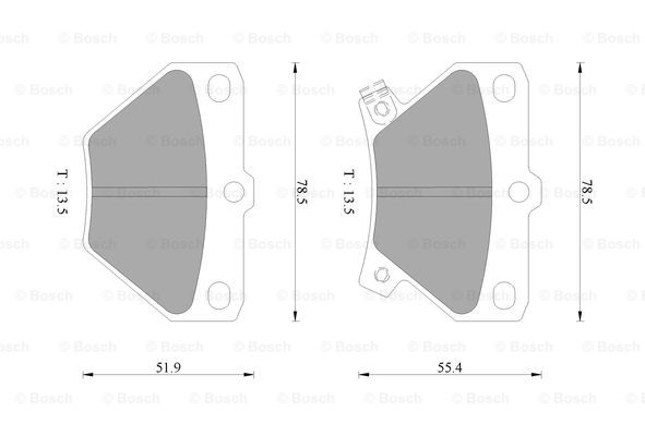 BOSCH 0 986 AB9 153 Brake...