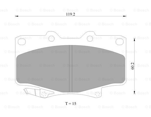 BOSCH 0 986 AB9 173 Brake...