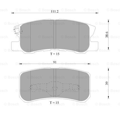 BOSCH 0 986 AB9 183 Brake...