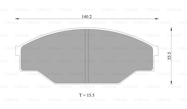 BOSCH 0 986 AB9 184 Brake...