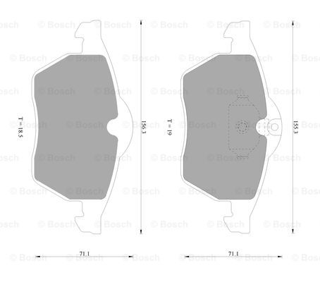 BOSCH 0 986 AB9 185 Brake...