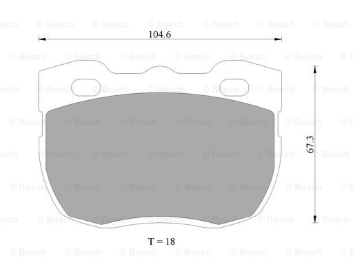 BOSCH 0 986 AB9 186 Brake...