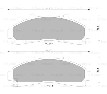 BOSCH 0 986 AB9 187 Brake...