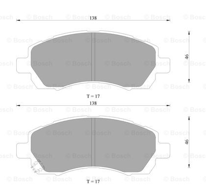 BOSCH 0 986 AB9 190 Brake...