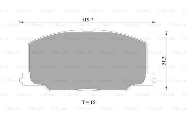 BOSCH 0 986 AB9 191 Brake...