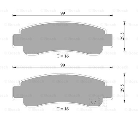 BOSCH 0 986 AB9 192 Brake...