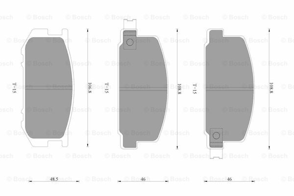 BOSCH 0 986 AB9 193 Brake...