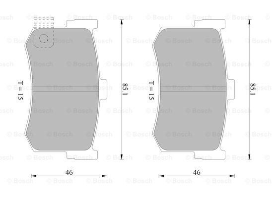 BOSCH 0 986 AB9 195 Brake...