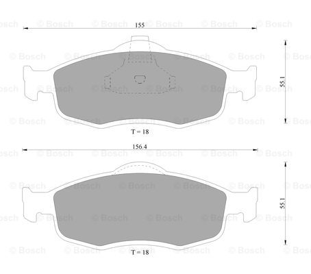 BOSCH 0 986 AB9 196 Brake...