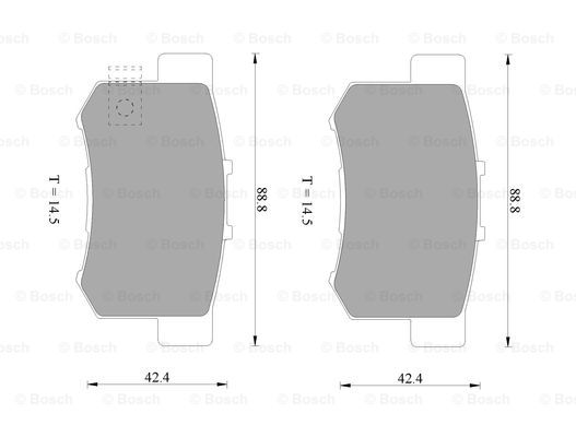 BOSCH 0 986 AB9 197 Brake...