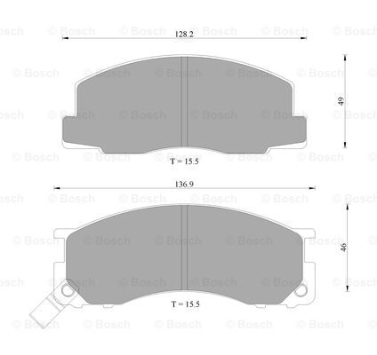 BOSCH 0 986 AB9 199 Brake...