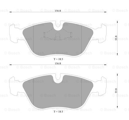 BOSCH 0 986 AB9 200 Brake...