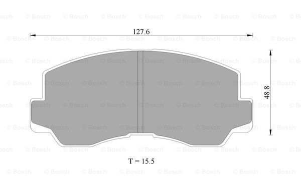 BOSCH 0 986 AB9 208 Brake...