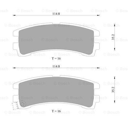 BOSCH 0 986 AB9 209 Brake...