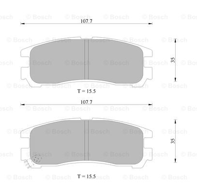 BOSCH 0 986 AB9 210 Brake...