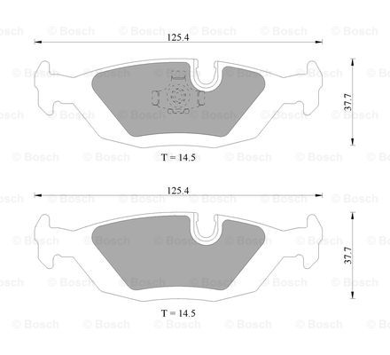 BOSCH 0 986 AB9 217 Brake...