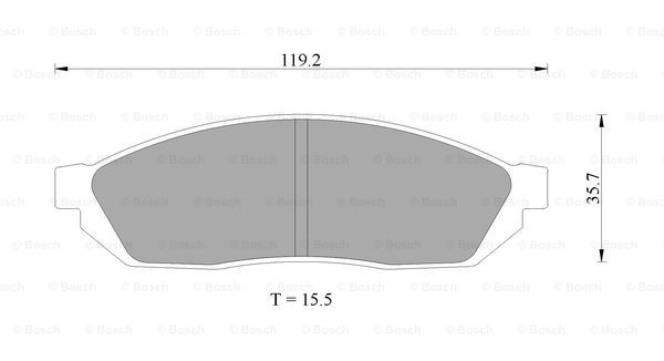 BOSCH 0 986 AB9 222 Brake...