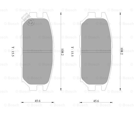 BOSCH 0 986 AB9 226 Brake...