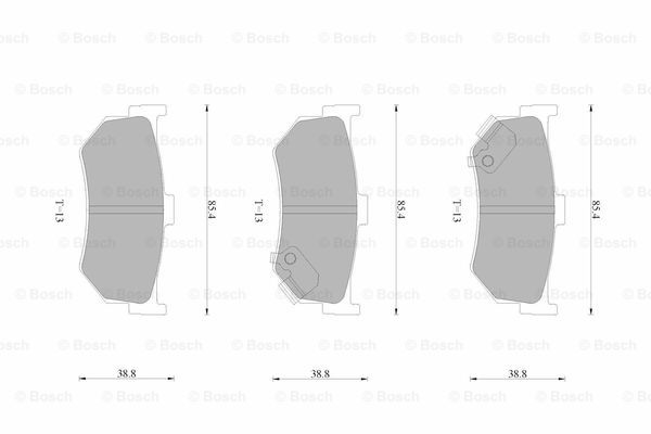 BOSCH 0 986 AB9 254 Brake...