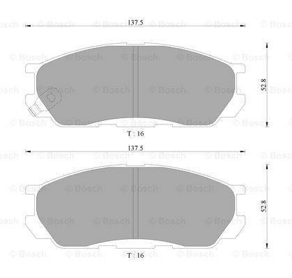 BOSCH 0 986 AB9 257 Brake...