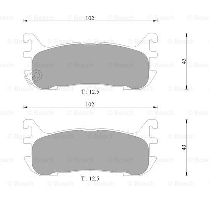 BOSCH 0 986 AB9 263 Brake...