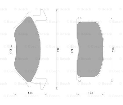 BOSCH 0 986 AB9 269 Brake...