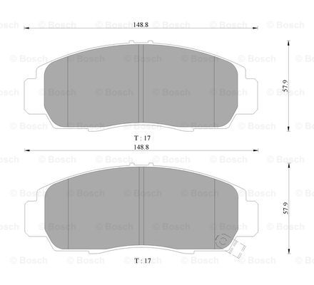 BOSCH 0 986 AB9 275 Brake...