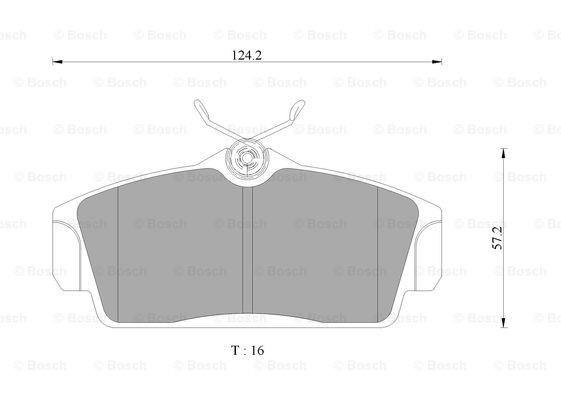 BOSCH 0 986 AB9 296 Brake...