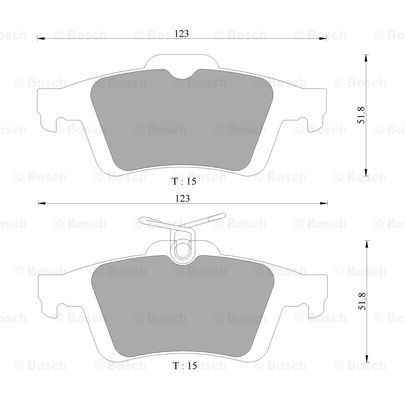 BOSCH 0 986 AB9 297 Brake...