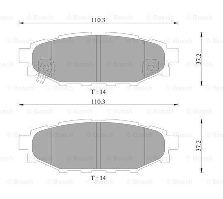 BOSCH 0 986 AB9 299 Brake...