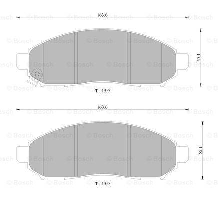 BOSCH 0 986 AB9 300 Brake...