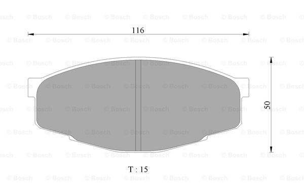 BOSCH 0 986 AB9 309 Brake...