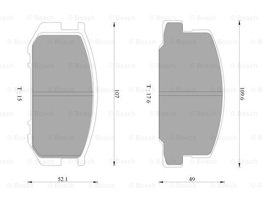 BOSCH 0 986 AB9 312 Brake...